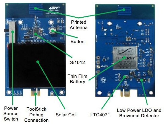 Silicon Labs Solar Energy Harvesting Board